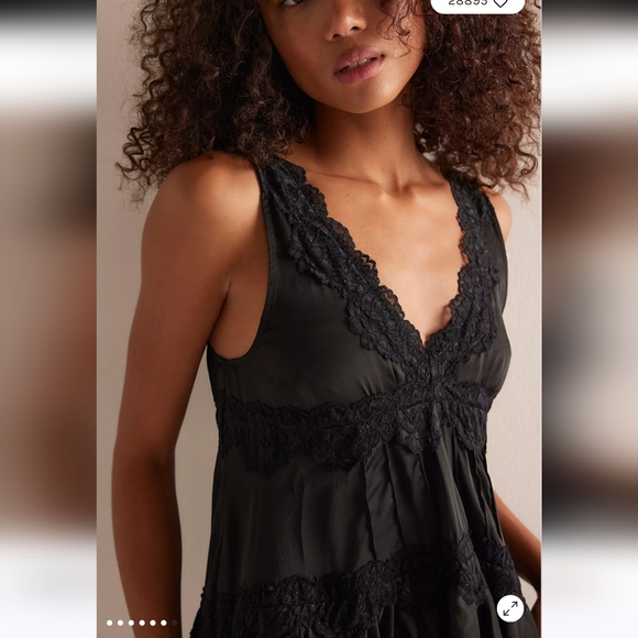 Free‎ People Intimates In The Grove Mini Slip Dress Nightie Gown - Picture 7 of 11